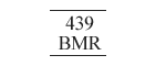 439 BMR